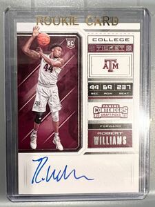 直書 RC Auto 18 Panini Robert Williams ロバート・ウィリアムズ NBA 直筆 ルーキー サイン バスケ Celtics セルティックス The Time Lord