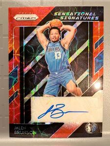 SSP Red Choice Prizm RC Auto 18-19 Panini Jalen Brunson ジャレン・ブランソン ルーキー サイン ユニフォーム NBA バスケ Knicks USA