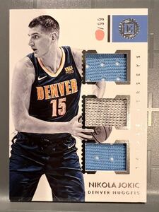 最高級版/99枚限定 Jersey 17-18 Panini Encased Nikola Jokic ニコラ・ヨキッチ NBA 実使用 ユニフォーム Nuggets ナゲッツ All-star MVP