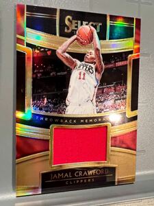 SSP Prizm 49枚限定 Jersey 18 Panini Jamal Crawford ジャマール・クロフォード NBA 実使用 ユニフォーム バスケ Suns 3回 6th Man賞