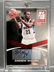 HOT/125枚 RC Auto 14-15 Panini Andrew Wiggins アンドリュー・ウィギンズ NBA ルーキー サイン Warriors ウォリアーズ バスケ All-star
