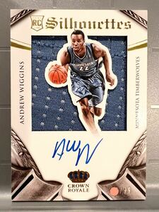 直書/99 RC Auto Jersey 14 Panini Andrew Wiggins アンドリュー・ウィギンズ NBA ルーキー サイン Warriors ウォリアーズ バスケ All-star