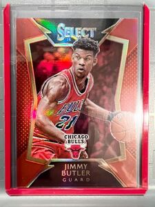 Red Prizm /149枚14 Panini Select Jimmy Butler ジミー・バトラー NBA Bulls ブルズ Heat ヒート All-star バスケ Playoff 大活躍