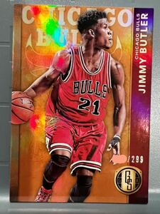 最高級版/299枚15 Panini GS Jimmy Butler ジミー・バトラー NBA Bulls ブルズ Heat マイアミ ヒート All-star バスケ Playoff 大活躍