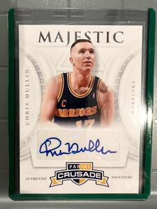 激レア選手 Auto 12 Panini Chris Mullin クリス・マリン NBA 直筆 サイン バスケ Warriors ウォリアーズ 5回 All-star USA 金メダリスト