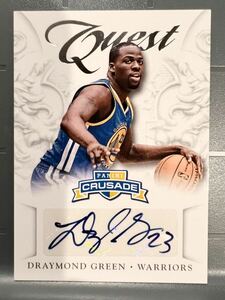 SSP RC Auto 12-13 Panini Quest Draymond Green ドレイモンド・グリーン NBA ルーキー サイン バスケ ユニフォーム Warriors ウォリアーズ