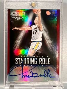 激レア選手直書/10枚限定 Auto 14 Panini Chris Mullin クリス・マリン NBA サイン バスケ Warriors ウォリアーズ 5回 All-star USA 金