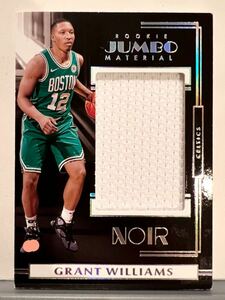 最高級版/99 RC Jersey 19 Panini Noir Grant Williams グラント・ウィリアムズ NBA ルーキー ユニフォーム バスケ セルティックス Celtics