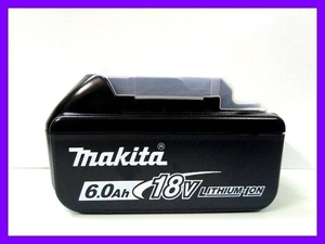 マキタ 18V 充電電池(バッテリー) BL1860B[6.0Ah]×1個【安心のマキタ純正品】
