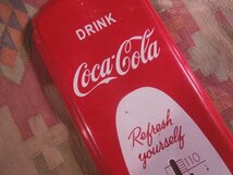 1980’S ビンテージ * Coca-Cola コカ・コーラ温度計 * 企業物　サーモメーター ノベルティー コレクション_画像5