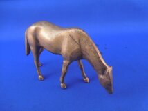 1970’S　ビンテージ TAIWAN ★ ブラス製 馬のオブジェ SOLID BRASS★ 真鍮 置物 アニマル ホース_画像1