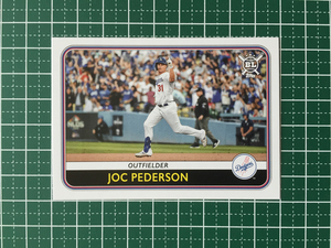 ★TOPPS MLB 2020 BIG LEAGUE #222 JOC PEDERSON［LOS ANGELES DODGERS］ベースカード 20★