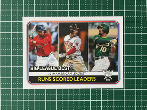 ★TOPPS MLB 2020 BIG LEAGUE #239 MOOKIE BETTS／RAFAEL DEVERS／MARCUS SEMIEN ベースカード LEAGUE LEADERS 20★