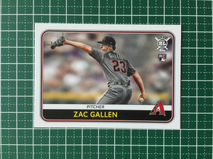 ★TOPPS MLB 2020 BIG LEAGUE #229 ZAC GALLEN［ARIZONA DIAMONDBACKS］ベースカード ルーキー RC 20★