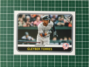 ★TOPPS MLB 2020 BIG LEAGUE #92 GLEYBER TORRES［NEW YORK YANKEES］ベースカード 20★