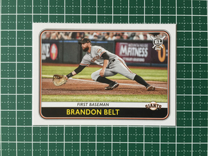 ★TOPPS MLB 2020 BIG LEAGUE #226 BRANDON BELT［SAN FRANCISCO GIANTS］ベースカード 20★