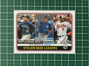 ★TOPPS MLB 2020 BIG LEAGUE #249 MALLEX SMITH／ADALBERTO MONDESI／JONATHAN VILLAR ベースカード LEAGUE LEADERS 20★