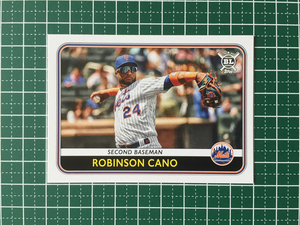 ★TOPPS MLB 2020 BIG LEAGUE #95 ROBINSON CANO［NEW YORK METS］ベースカード 20★