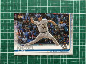 ★TOPPS MLB 2019 SERIES 2 #554 COREY KNEBEL［MILWAUKEE BREWERS］ベースカード 19★