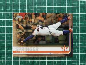 ★TOPPS MLB 2019 TOPPS CHROME #42 GEORGE SPRINGER［HOUSTON ASTROS］ベースカード 19★