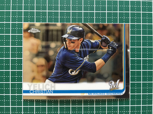 ★TOPPS MLB 2019 TOPPS CHROME #16 CHRISTIAN YELICH［MILWAUKEE BREWERS］ベースカード 19★