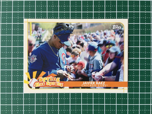 ★TOPPS MLB 2020 OPENING DAY #SHS-17 JAVIER BAEZ［CHICAGO CUBS］インサートカード「SPRING HAS SPRUNG」★