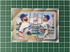 ★TOPPS MLB 2020 GALLERY BASEBALL #MA-8 CLAYTON KERSHAW／WALKER BUEHLER［LOS ANGELES DODGERS］「MASTER &amp; APPRENTICE」★