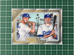 ★TOPPS MLB 2020 GALLERY BASEBALL #MA-4 CODY BELLINGER／GAVIN LUX［LOS ANGELES DODGERS］「MASTER & APPRENTICE」★