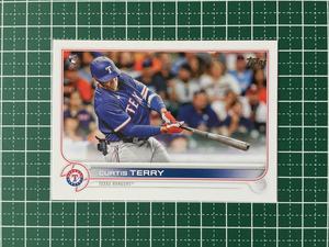 ★TOPPS MLB 2022 SERIES 1 #97 CURTIS TERRY［TEXAS RANGERS］ベースカード「BASE」ルーキー「RC」★