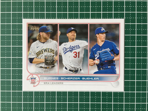 ★TOPPS MLB 2022 SERIES 1 #204 CORBIN BURNES／MAX SCHERZER／WALKER BUEHLER ベースカード「LL」★