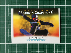 ★UPPER DECK 2021 GOODWIN CHAMPIONS #84 RED GERARD［SNOWBOARDING］ベースカード「HORIZONTAL」★