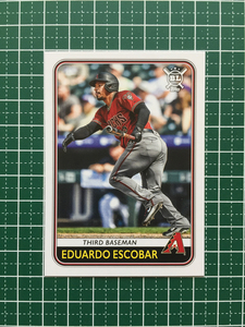 ★TOPPS MLB 2020 BIG LEAGUE #22 EDUARDO ESCOBAR［ARIZONA DIAMONDBACKS］ベースカード 20★