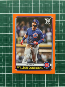 ★TOPPS MLB 2020 BIG LEAGUE #9 WILLSON CONTRERAS［CHICAGO CUBS］ORANGE パラレル版 20★