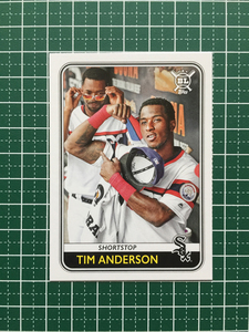 ★TOPPS MLB 2020 BIG LEAGUE #211 TIM ANDERSON［CHICAGO WHITE SOX］ベースカード 20★