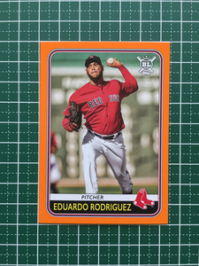 ★TOPPS MLB 2020 BIG LEAGUE #170 EDUARDO RODRIGUEZ［BOSTON RED SOX］ORANGE パラレル版 20★