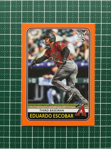 ★TOPPS MLB 2020 BIG LEAGUE #22 EDUARDO ESCOBAR［ARIZONA DIAMONDBACKS］ORANGE パラレル版 20★