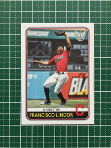 ★TOPPS MLB 2020 BIG LEAGUE #215 FRANCISCO LINDOR［CLEVELAND INDIANS］ベースカード 20★