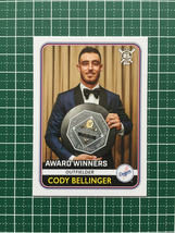 ★TOPPS MLB 2020 BIG LEAGUE #267 CODY BELLINGER［LOS ANGELES DODGERS］ベースカード AWARD WINNERS 20★_画像1