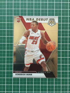 ★PANINI 2019-20 NBA MOSAIC #268 KENDRICK NUNN［MIAMI HEAT］ベースカード NBA DEBUT ルーキー RC 2020★