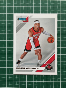 ★PANINI 2019-20 NBA DONRUSS #142 RUSSELL WESTBROOK［HOUSTON ROCKETS］ベースカード 2020★