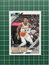 ★PANINI 2019-20 NBA DONRUSS #180 DEJOUNTE MURRAY［SAN ANTONIO SPURS］ベースカード 2020★_画像1