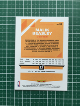 ★PANINI 2019-20 NBA DONRUSS #52 MALIK BEASLEY［DENVER NUGGETS］ベースカード 2020★_画像2