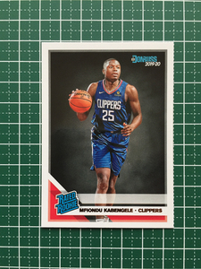 ★PANINI 2019-20 NBA DONRUSS #225 MFIONDU KABENGELE［LOS ANGELES CLIPPERS］ベースカード ルーキー RC 2020★