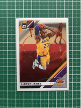 ★PANINI 2019-20 NBA DONRUSS OPTIC #60 LeBRON JAMES［LOS ANGELES LAKERS］ベースカード 2020★_画像1