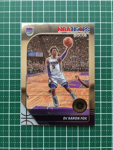 ★PANINI 2019-20 NBA HOOPS PREMIUM STOCK #165 DE'AARON FOX［SACRAMENTO KINGS］ベースカード★