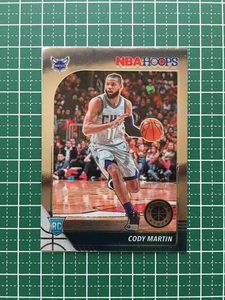 ★PANINI 2019-20 NBA HOOPS PREMIUM STOCK #229 CODY MARTIN［CHARLOTTE HORNETS］ベースカード ルーキー RC★