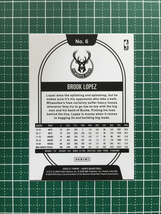 ★PANINI 2020-21 NBA HOOPS #6 BROOK LOPEZ［MILWAUKEE BUCKS］ベースカード「BASE」★_画像2