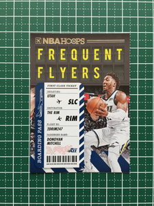 ★PANINI 2020-21 NBA HOOPS #8 DONOVAN MITCHELL［UTAH JAZZ］インサートカード「FREQUENT FLYERS」★