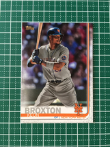 ★TOPPS MLB 2019 SERIES 2 #416 KEON BROXTON［NEW YORK METS］ベースカード 19★_画像1