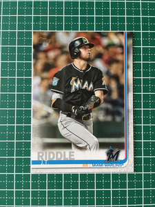 ★TOPPS MLB 2019 SERIES 2 #607 J.T. RIDDLE［MIAMI MARLINS］ベースカード 19★